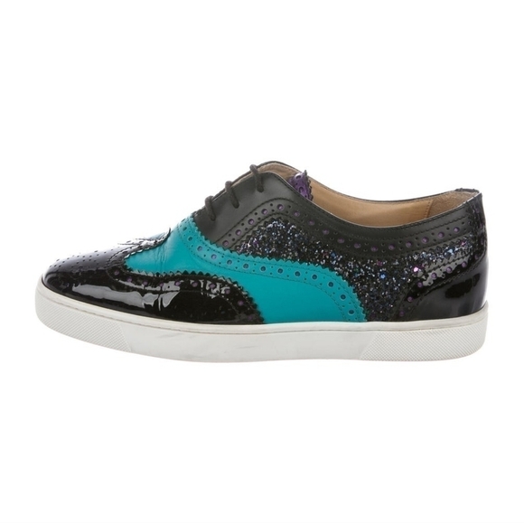 Christian Louboutin Patent Leather Low Top Sneakers​​​ - Picture 2 of 5